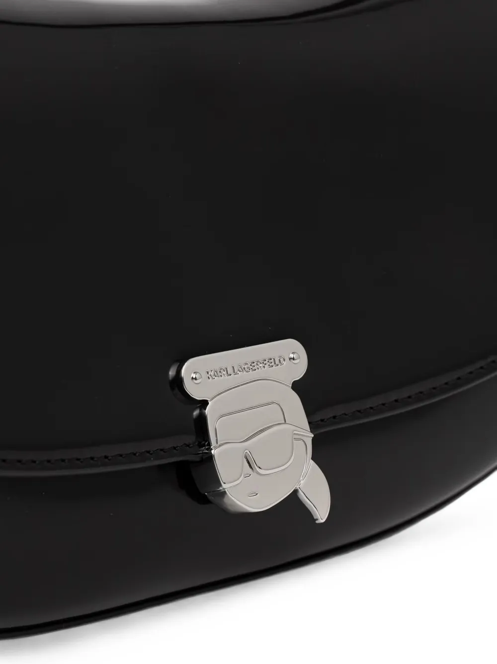 Karl Lagerfeld Schoudertas met logoplakkaat Zwart