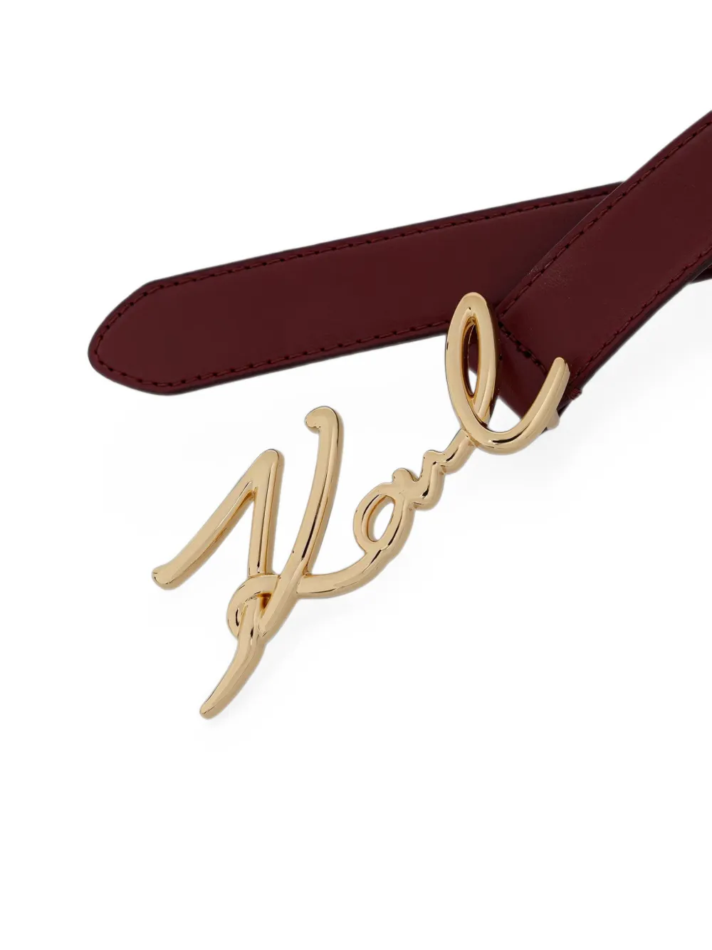Karl Lagerfeld K Signature leren tas Rood