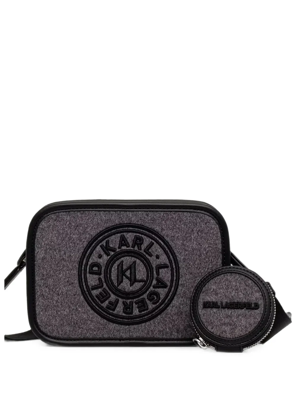 Karl Lagerfeld sac banane à patch logo - Gris