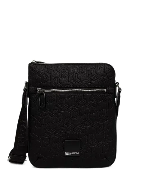 Karl Lagerfeld Jeans monogram-embossed belt bag