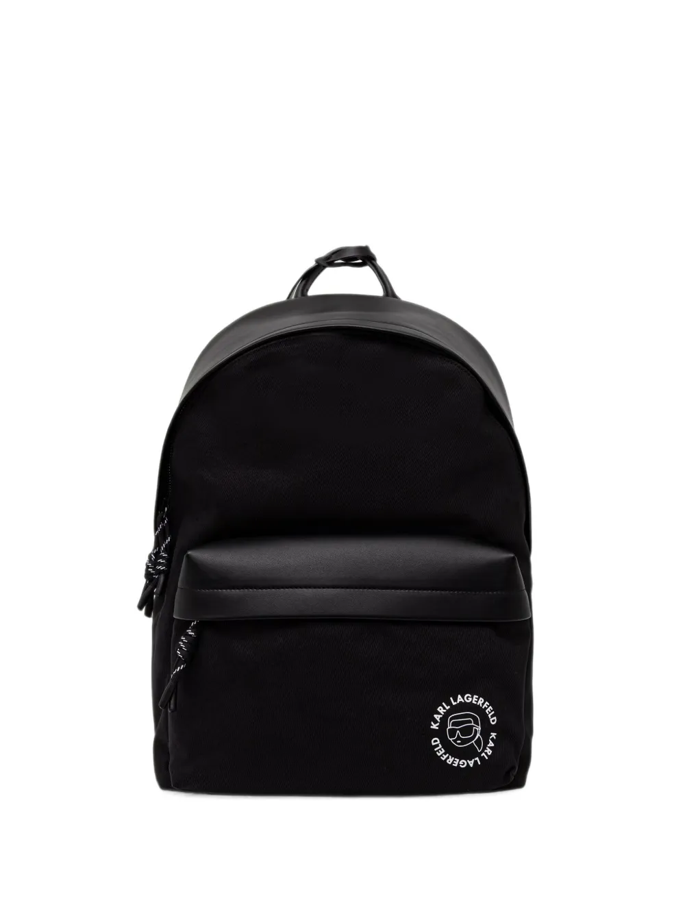 Karl Lagerfeld logo-print panelled backpack
