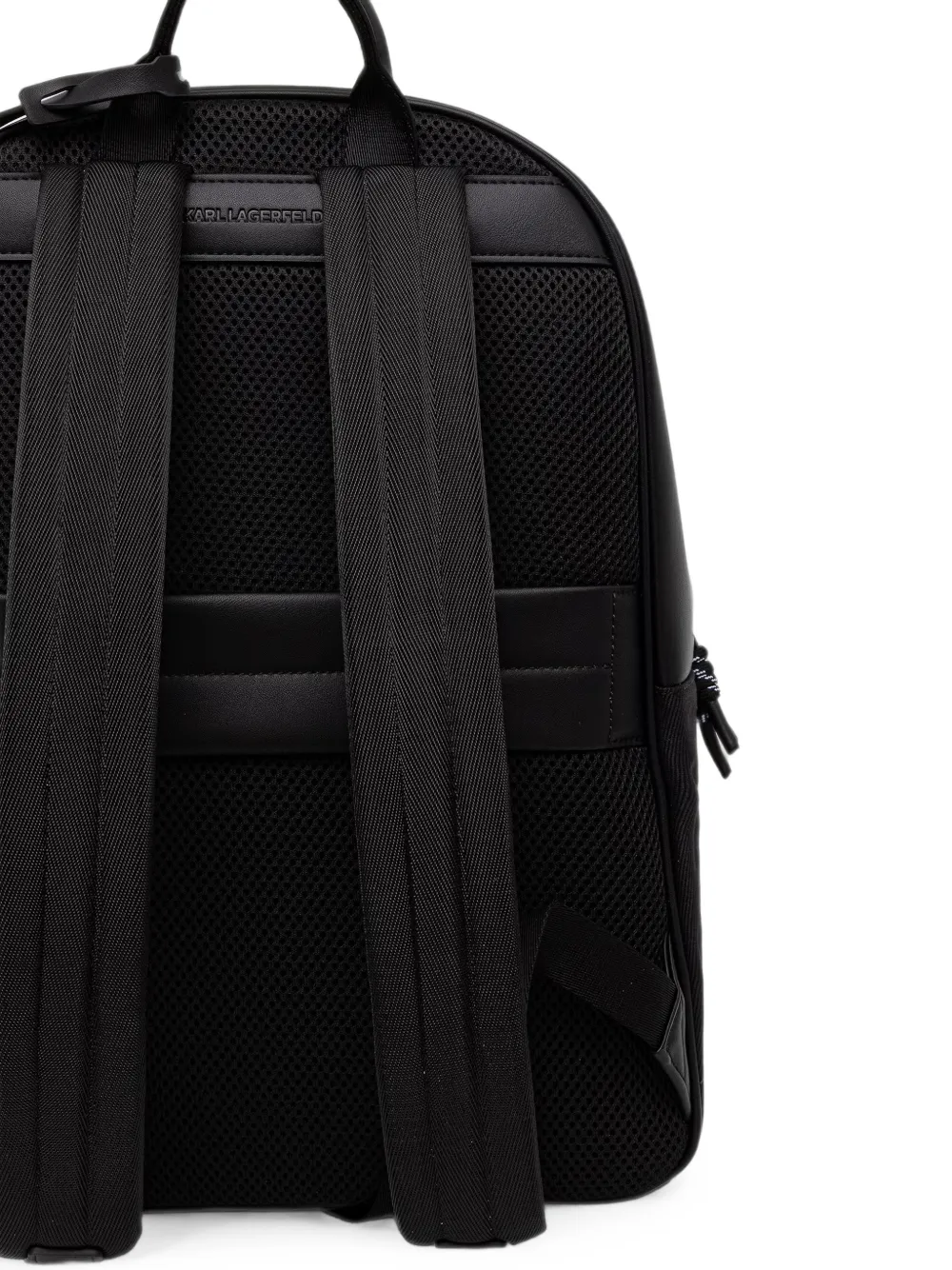 Karl Lagerfeld Rugzak met logo-print en vlakken Zwart