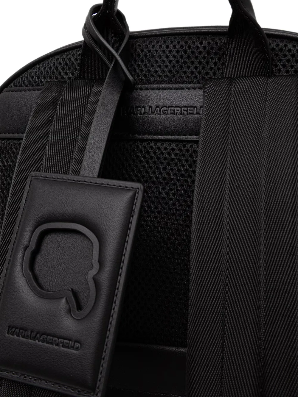 Karl Lagerfeld Rugzak met logo-print en vlakken Zwart