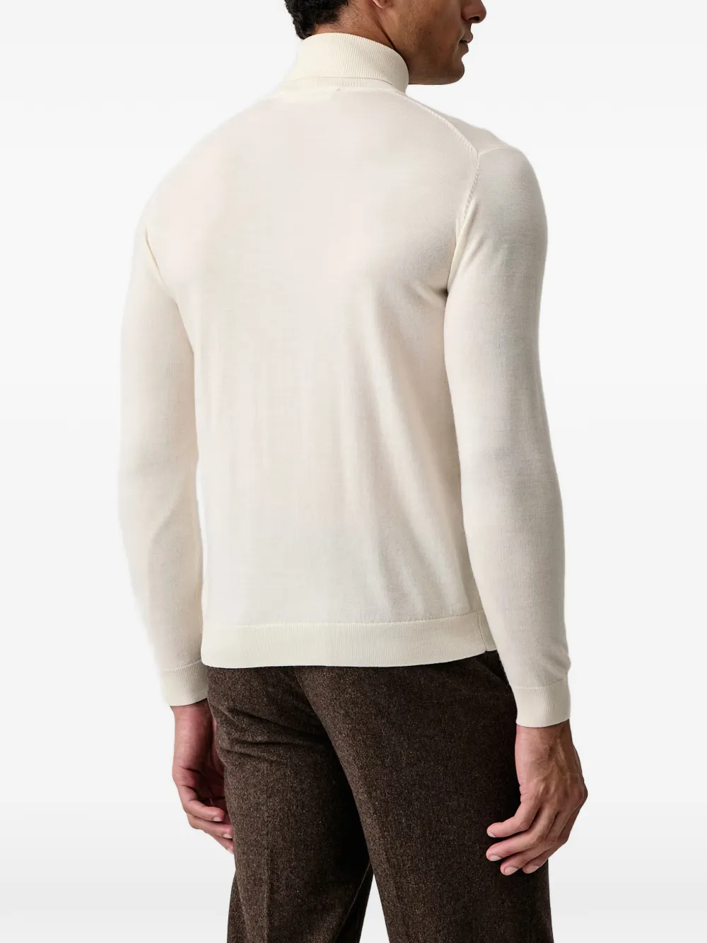 Karl Lagerfeld Coltrui met geborduurd logo Beige