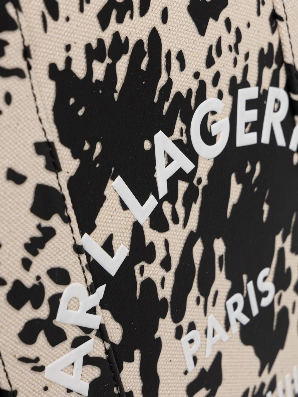 Karl Lagerfeld Shopper met logoprint Beige