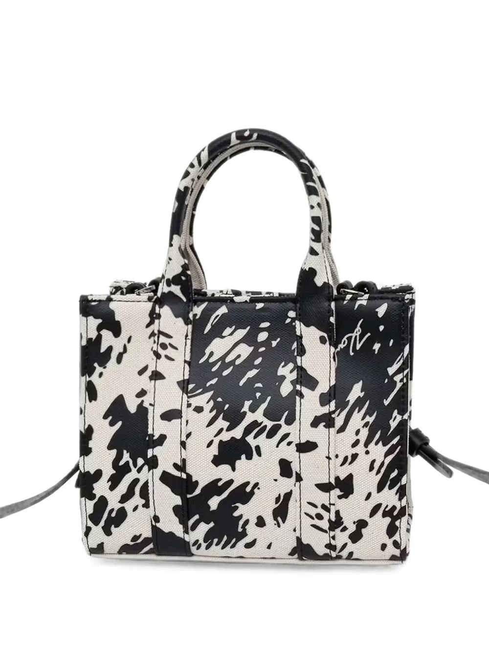 Karl Lagerfeld animal-print logo-print tote bag Zwart