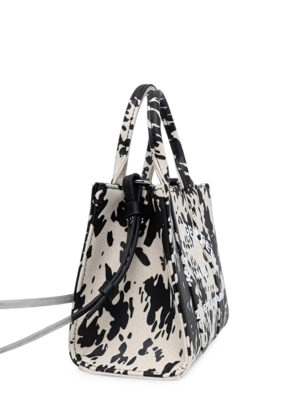 Karl Lagerfeld animal-print logo-print tote bag Zwart