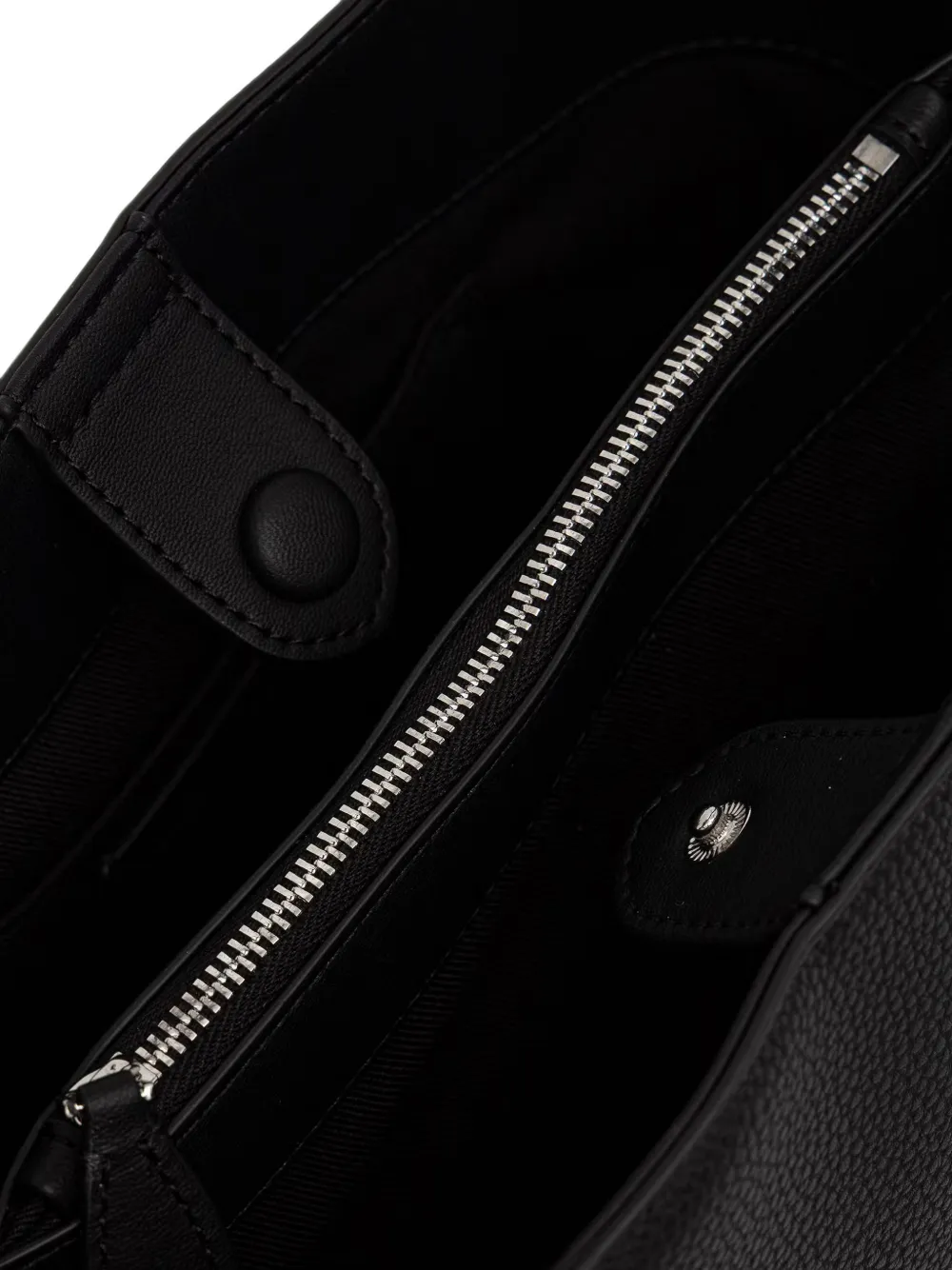 Karl Lagerfeld Shopper met pompon en logo-plakkaat Zwart