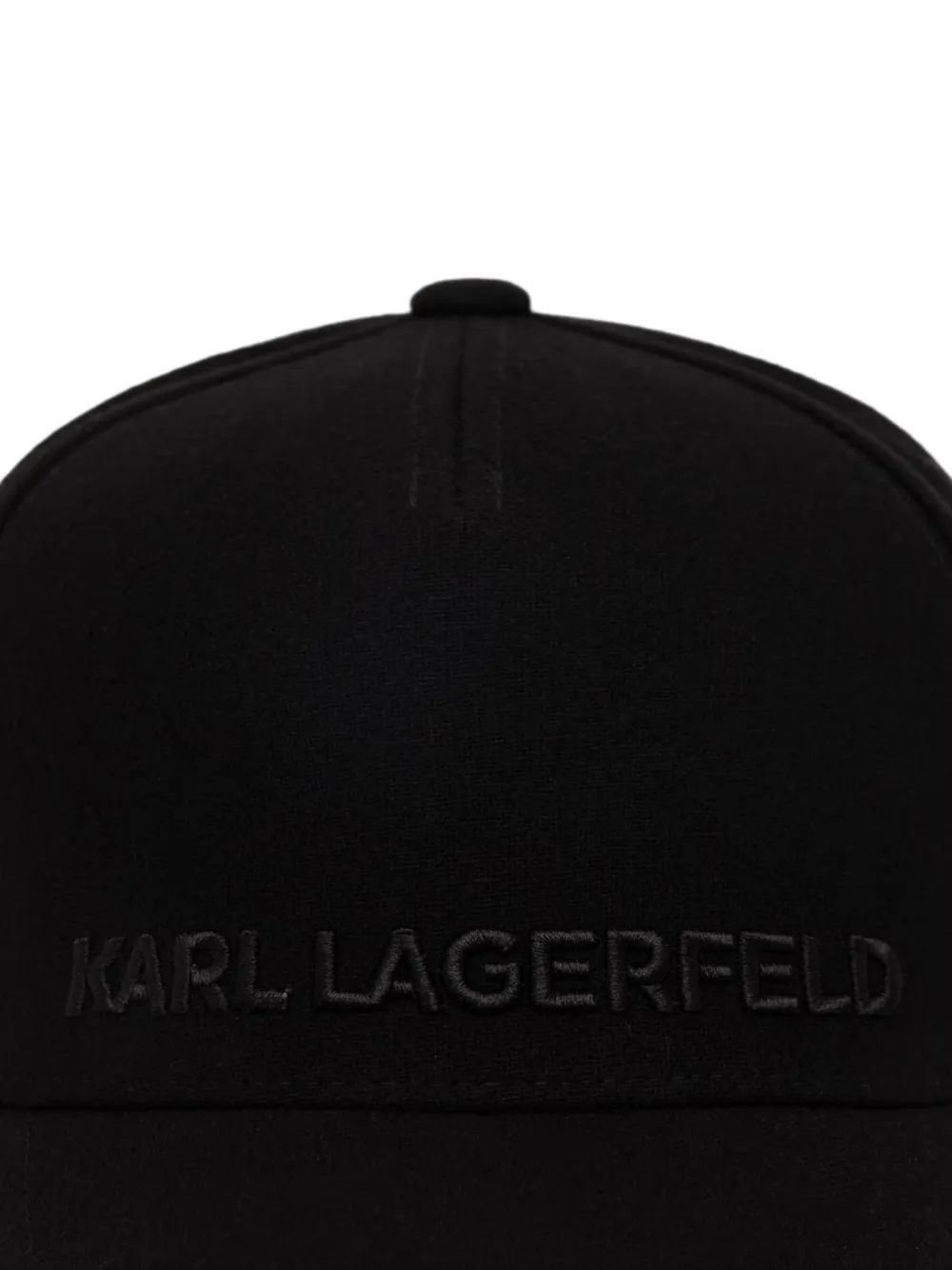 Karl Lagerfeld Honkbalpet met geborduurd logo Zwart
