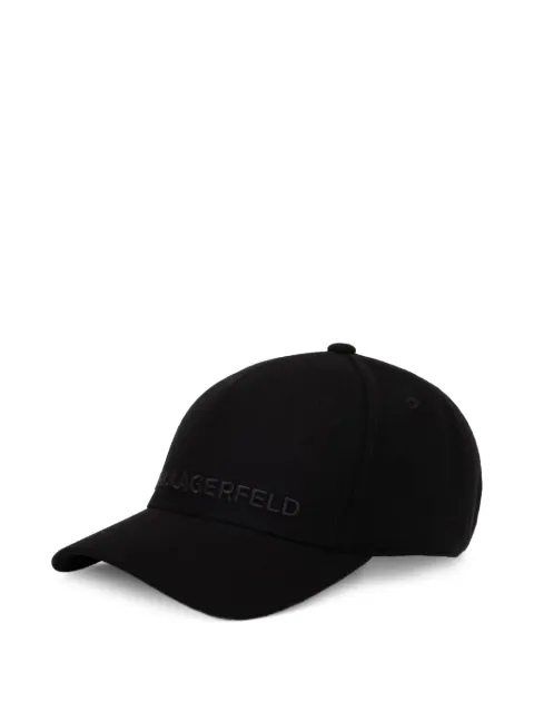Karl Lagerfeld logo-embroidered baseball cap