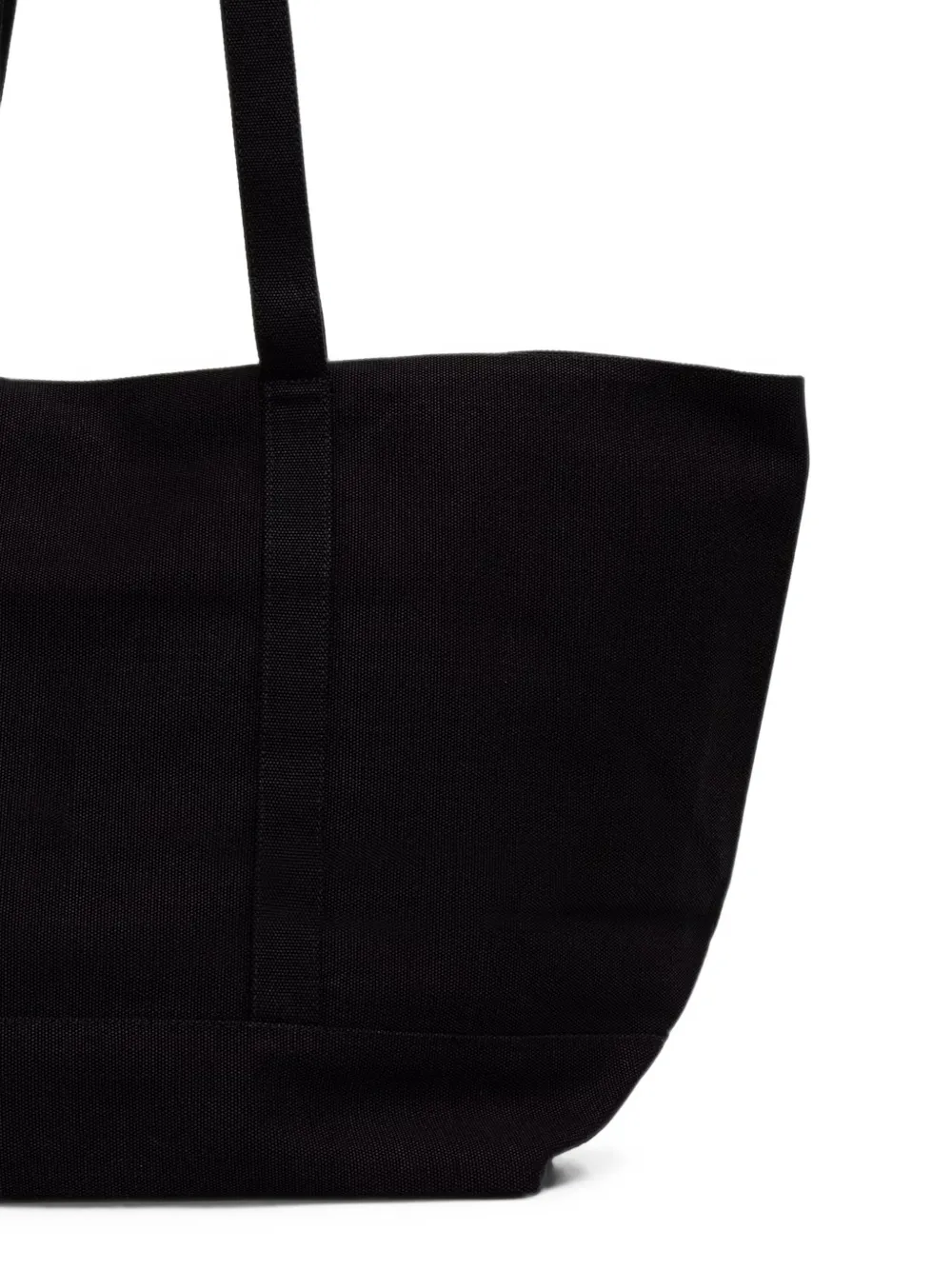 Karl Lagerfeld Ikon canvas shopper met logo-print Zwart