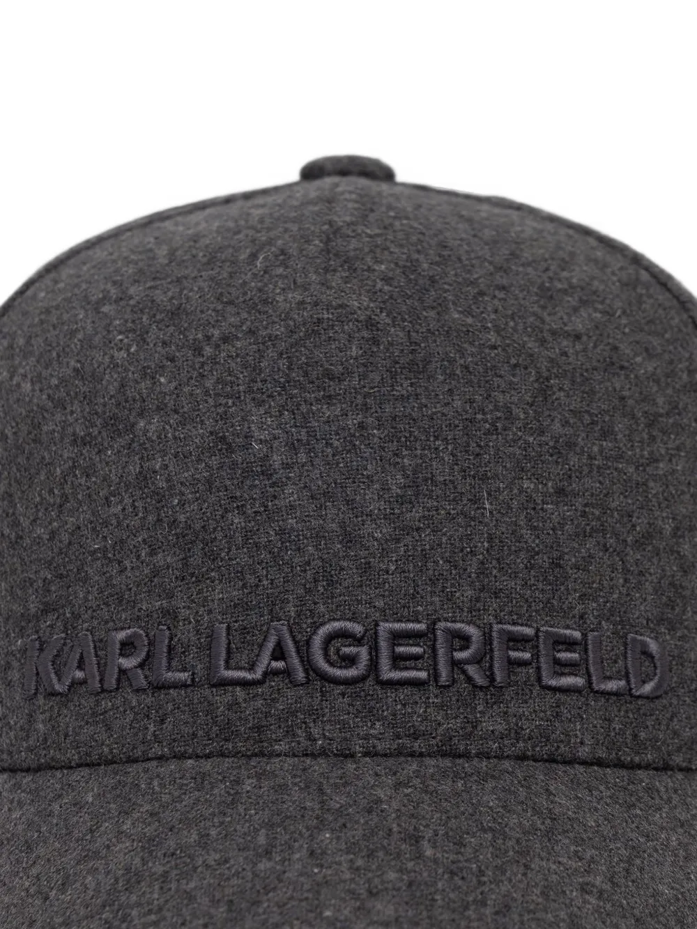 Karl Lagerfeld Honkbalpet met geborduurd logo Grijs