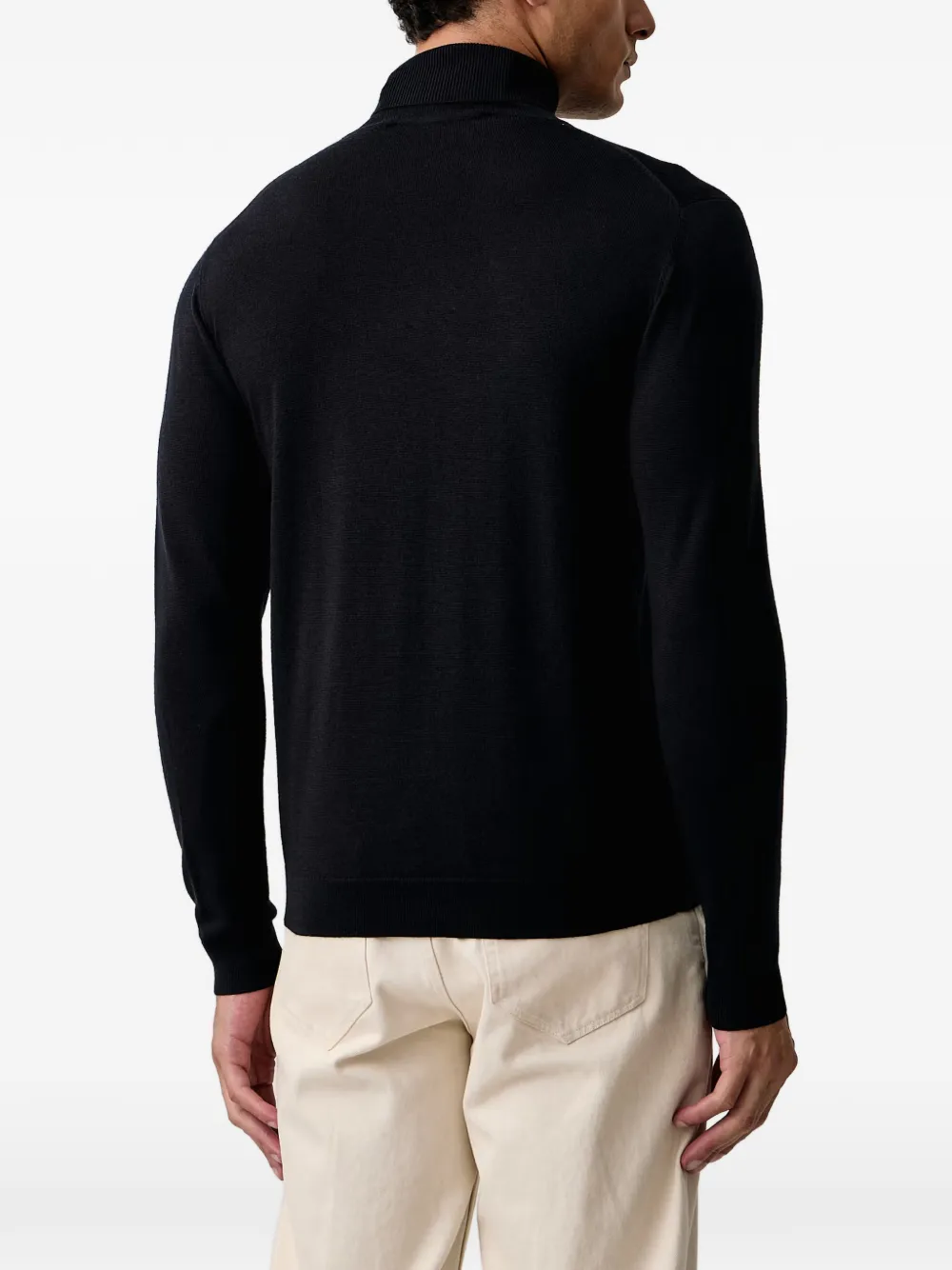 Karl Lagerfeld Coltrui met geborduurd logo Zwart
