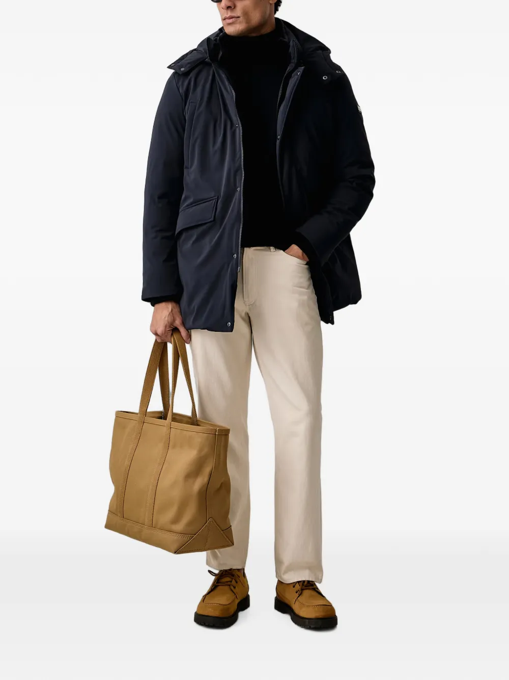 Karl Lagerfeld Coltrui met geborduurd logo Zwart