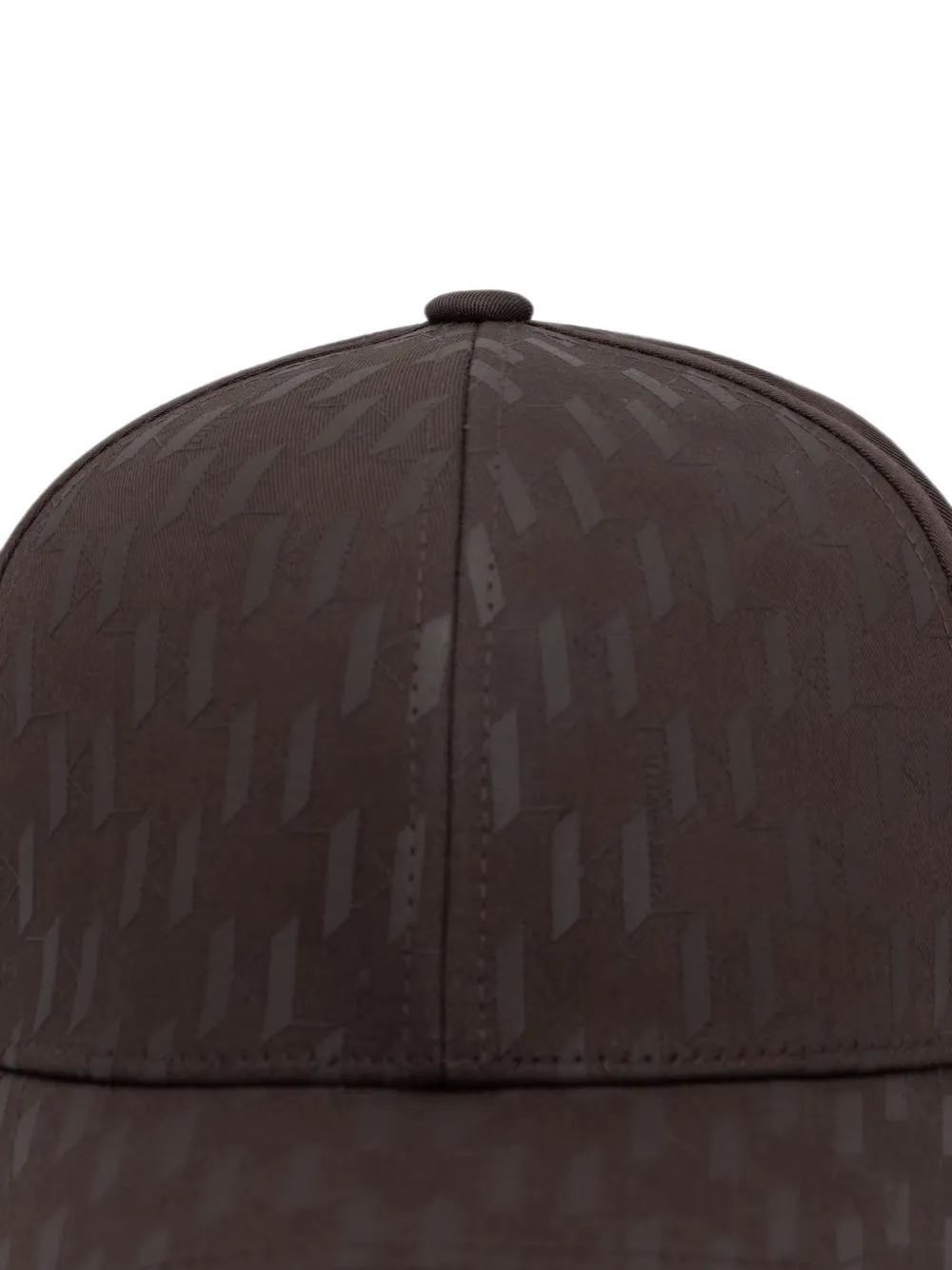 Karl Lagerfeld Honkbalpet met monogram-print en logo-print Bruin