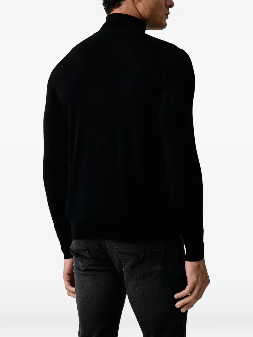 Karl Lagerfeld Coltrui met monogram-jacquard Zwart