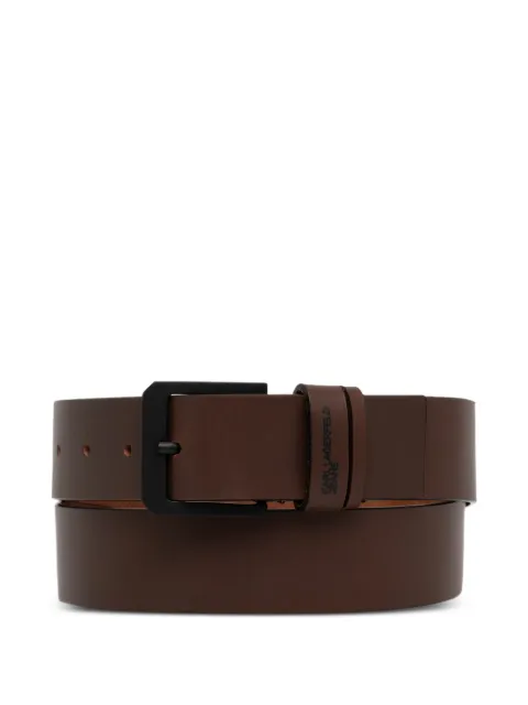 Karl Lagerfeld Jeans ceinture en cuir à logo imprimé