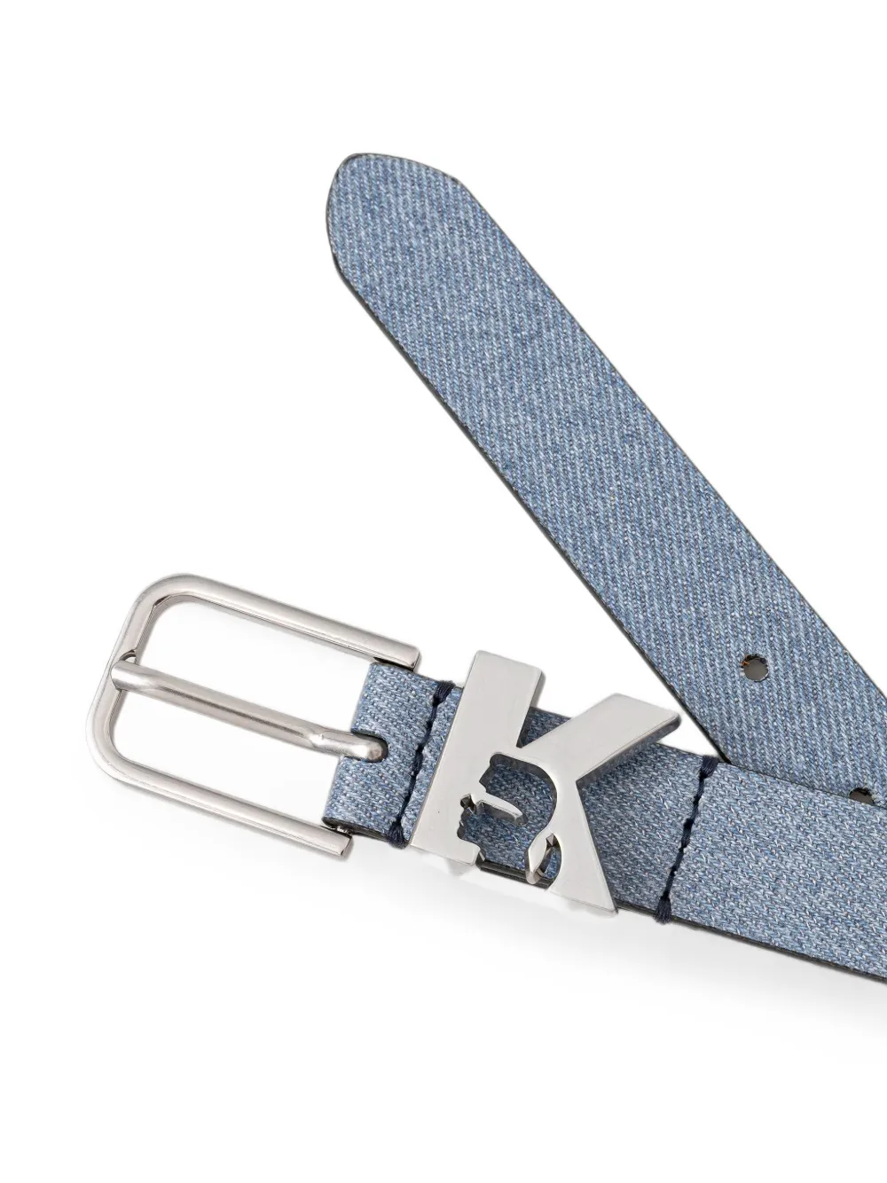 Karl Lagerfeld Jeans Riem met logoplakkaat Blauw