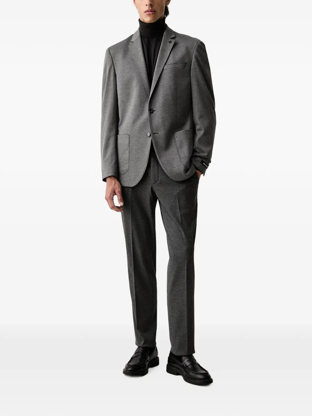 Karl Lagerfeld Pantalon met elastische taille Grijs