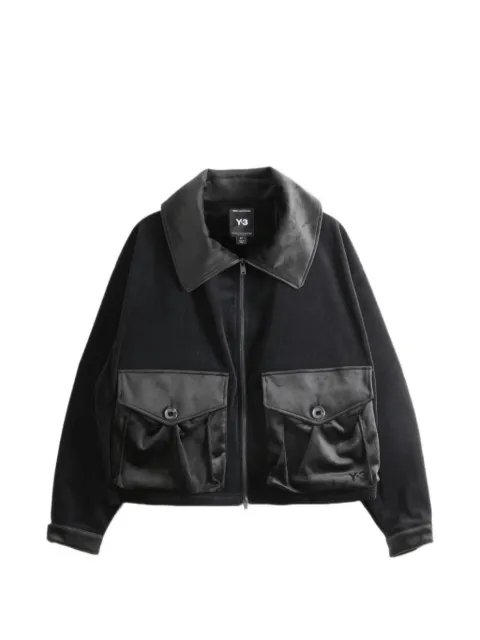 Y-3 velvet cargo jacket