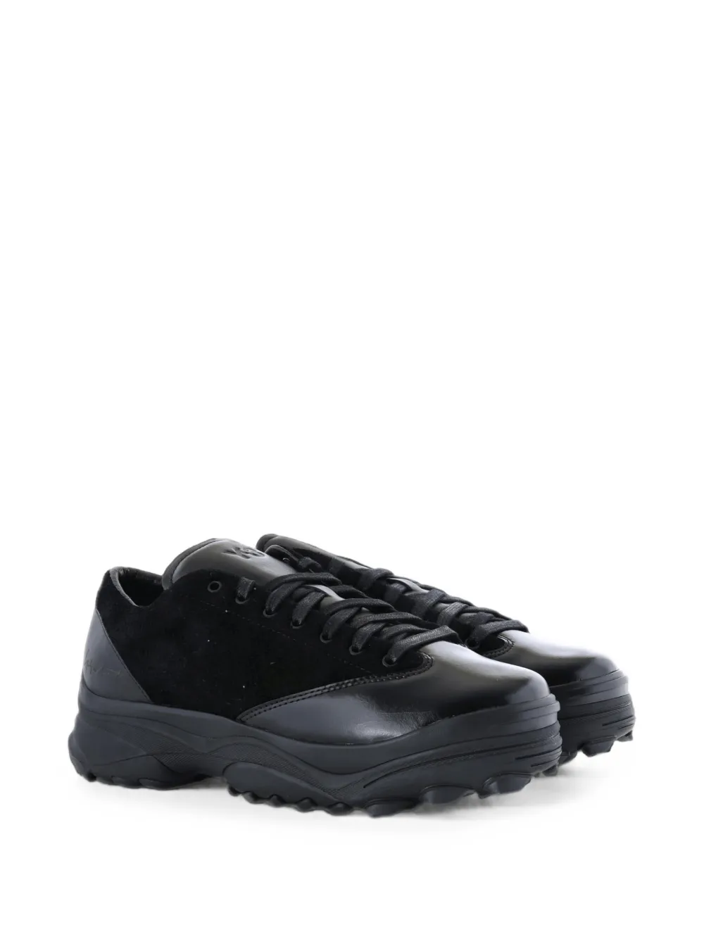 adidas Y-3 GSG9 LO paneled chunky-sole sneakers Zwart