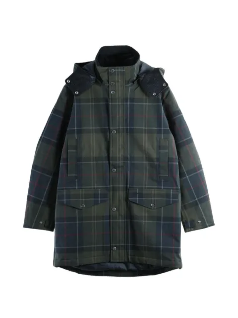 Barbour Lonnen tartan hooded jacket