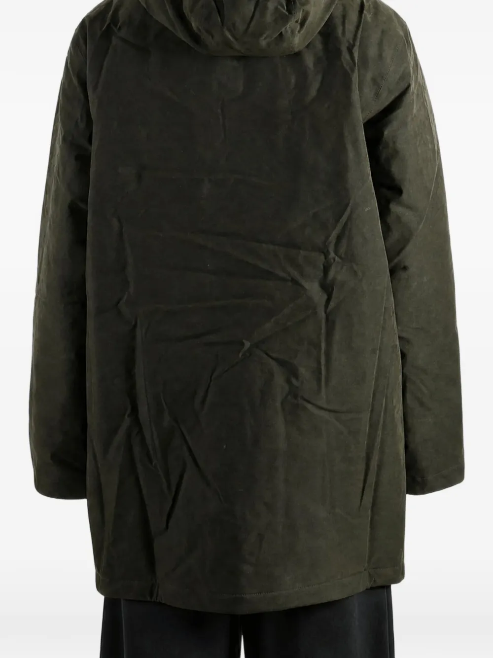 Barbour Northfield gewaxte jas met capuchon Groen