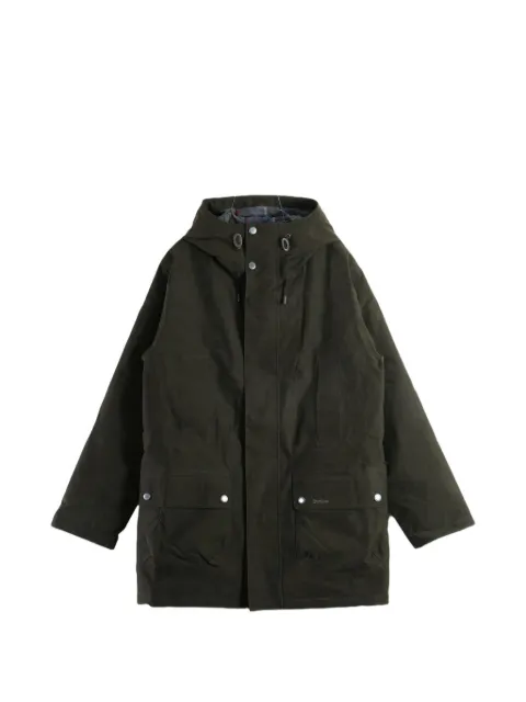 Barbour Northfield hooded waxed coat