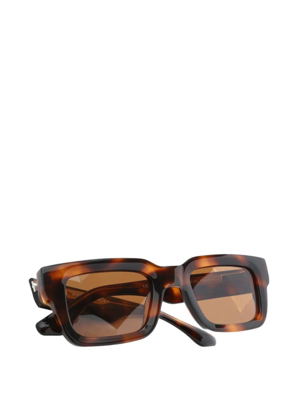 Chimi Core Rectangle-frame Sunglasses In Brown
