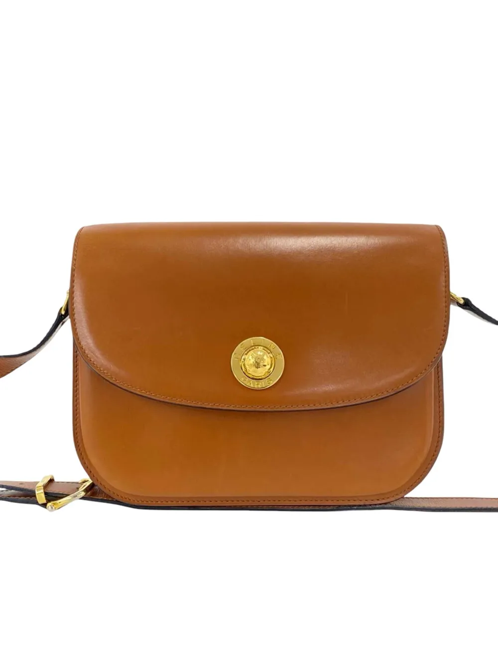 Celine Pre-Owned 1993 Calfskin Star Ball crossbody bag - Marrone