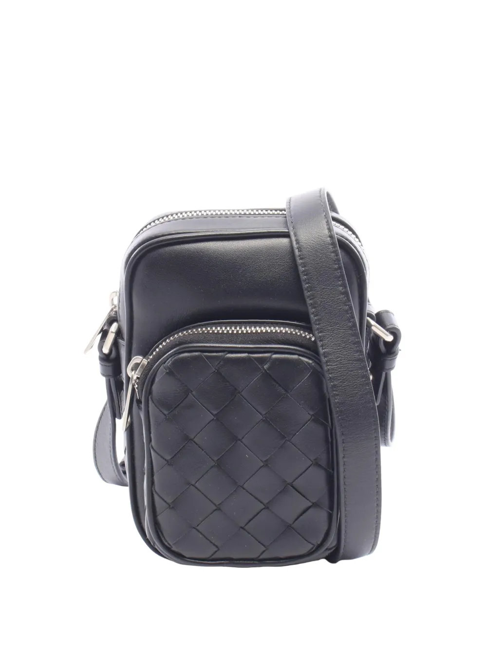 Bottega Veneta Pre-Owned 2020-2026 Small Nappa Intrecciato Camera Bag crossbody bag - Nero