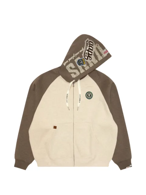 AAPE BY *A BATHING APE® sudadera con capucha y parche del logo