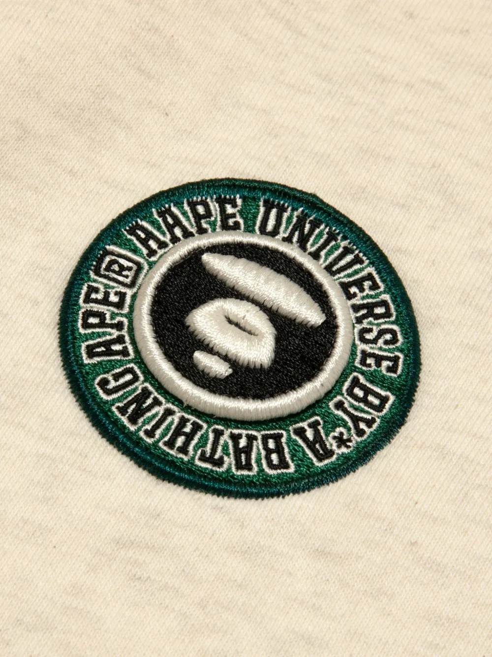 AAPE BY *A BATHING APE Hoodie met logo-patch en raglan mouwen Beige