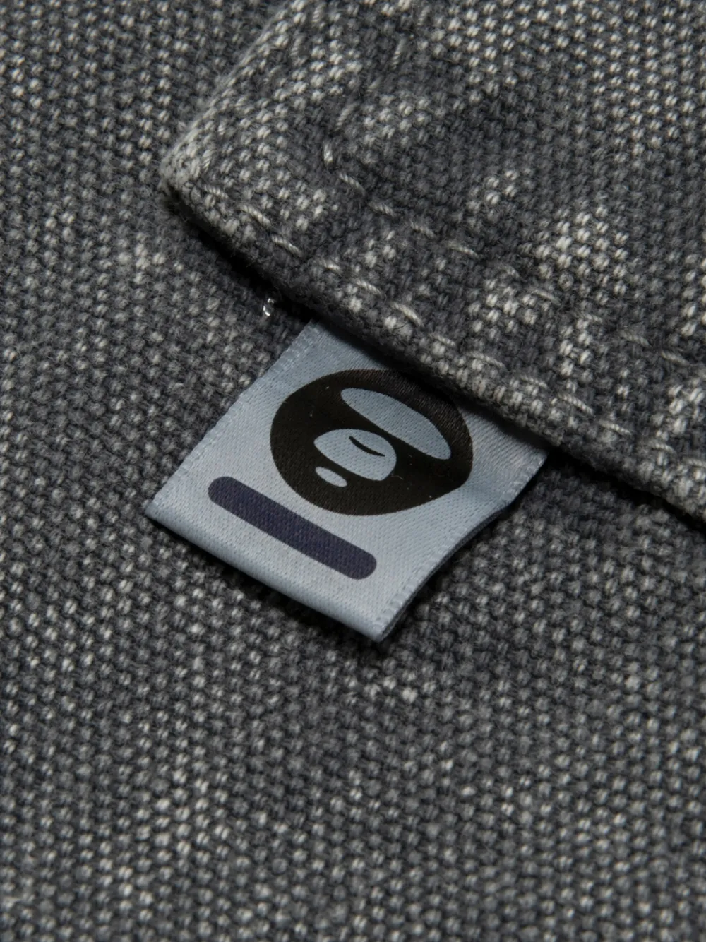 AAPE BY *A BATHING APE Carpenterbroek met acid-wassing Grijs
