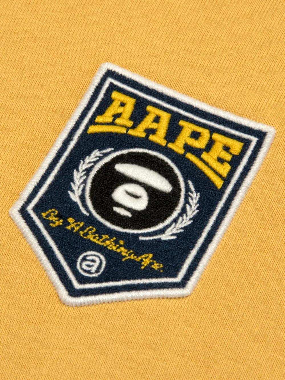 AAPE BY *A BATHING APE AAPEUNVS hoodie met trekkoord en logo-patch Geel