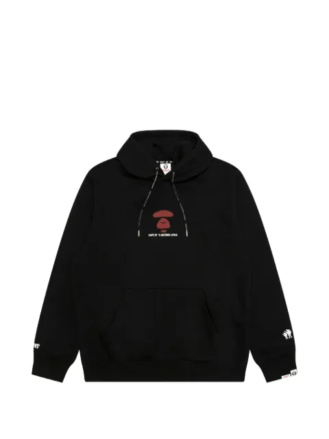 AAPE BY *A BATHING APE® Moonface slogan-print hoodie