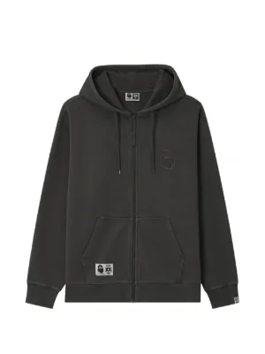 RASSVET zip-front graphic-print Hoodie | Black | FARFETCH JO