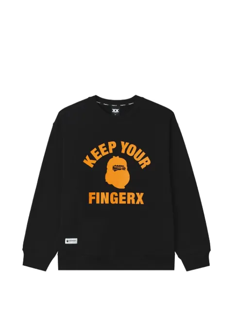 FINGERCROXX sudadera con estampado gráfico