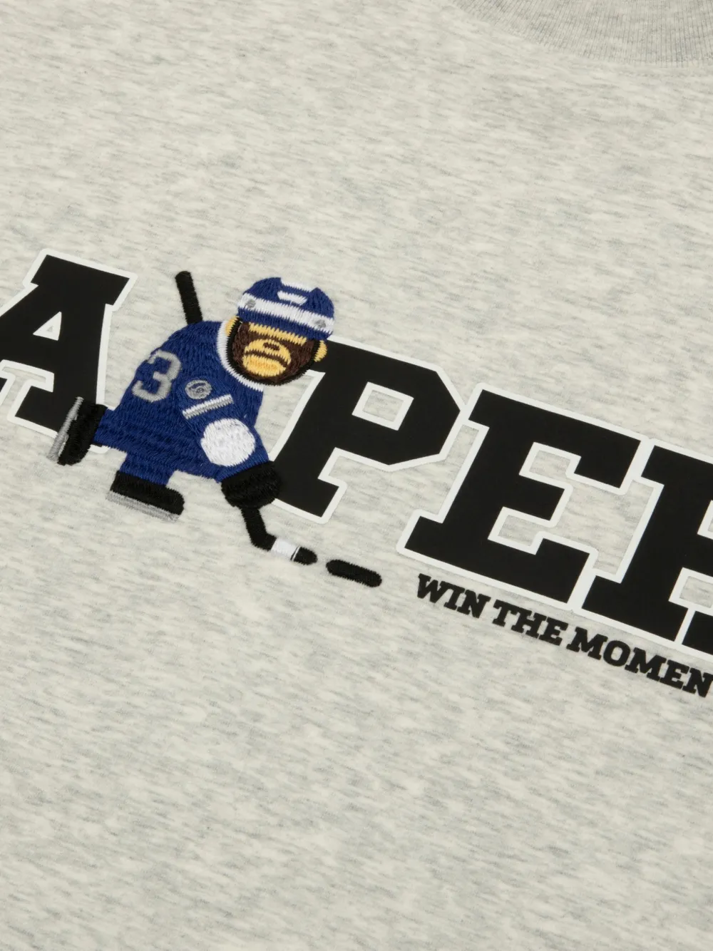 AAPE BY *A BATHING APE AAPer trui met grafische print Grijs