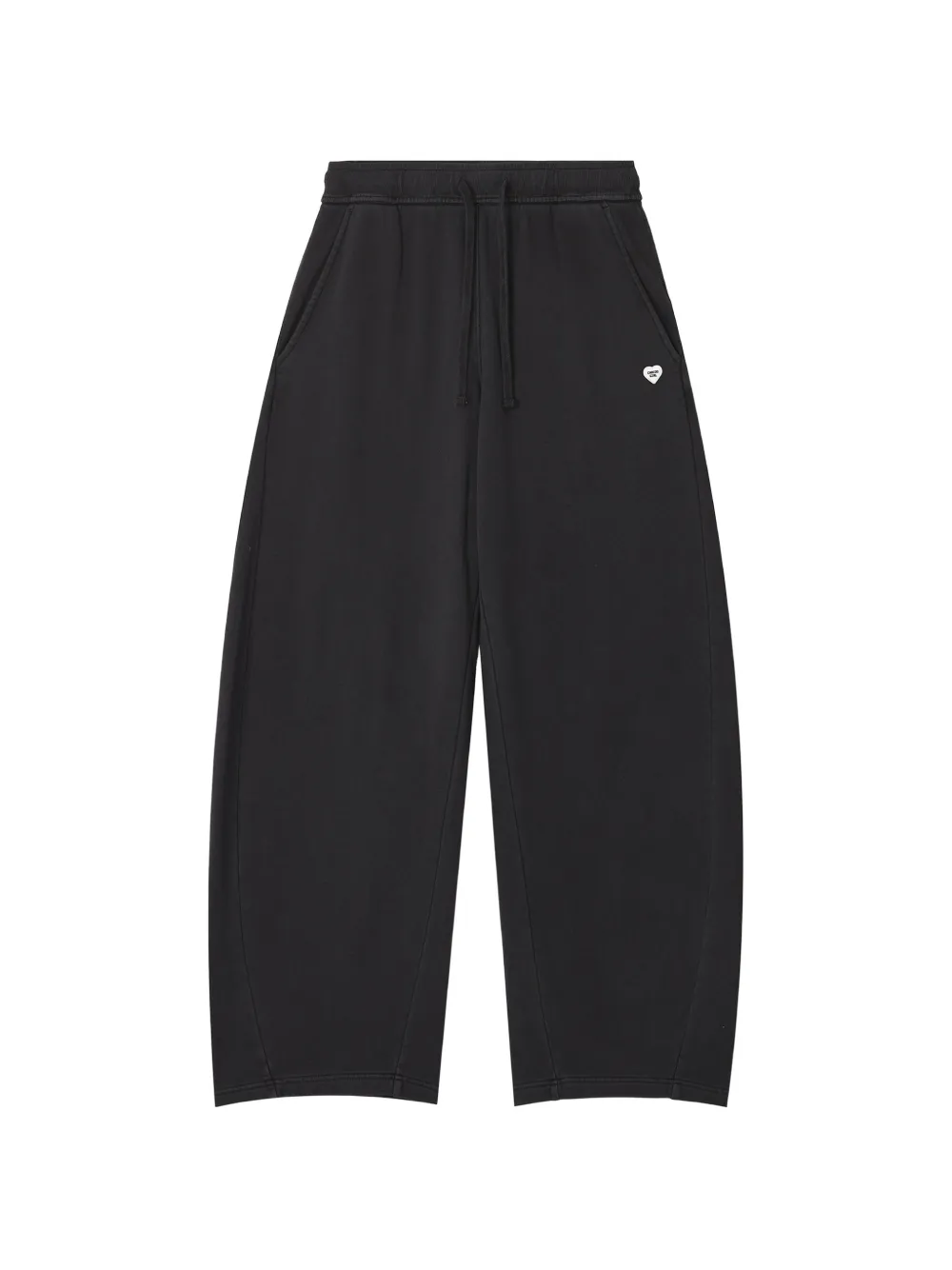 Chocoolate Logo-patch Drawstring Track Pants In Black