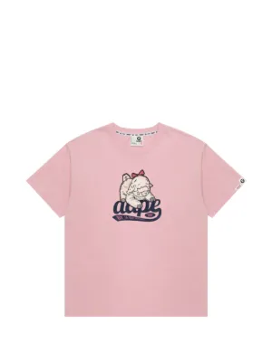 BABY MILO® STORE BY *A BATHING APE® graphic-print T-shirt | Pink