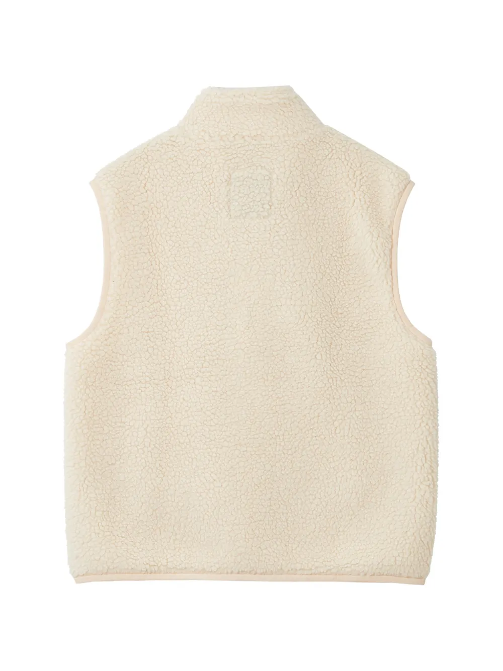 CHOCOOLATE high-neck zip-up gilet Beige