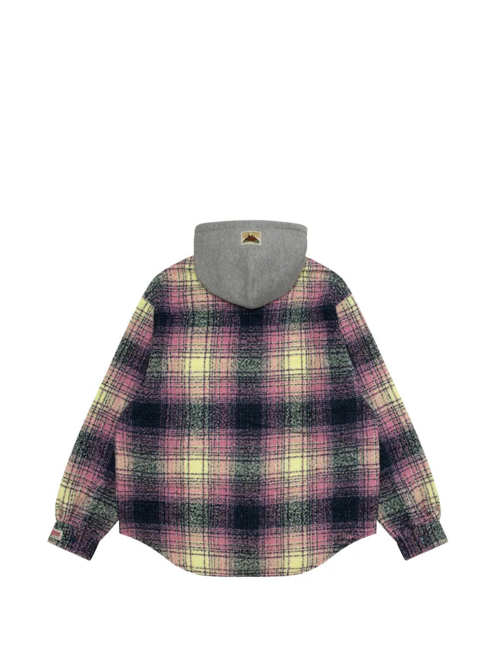 AAPE BY *A BATHING APE Geruit overhemd met capuchon Roze