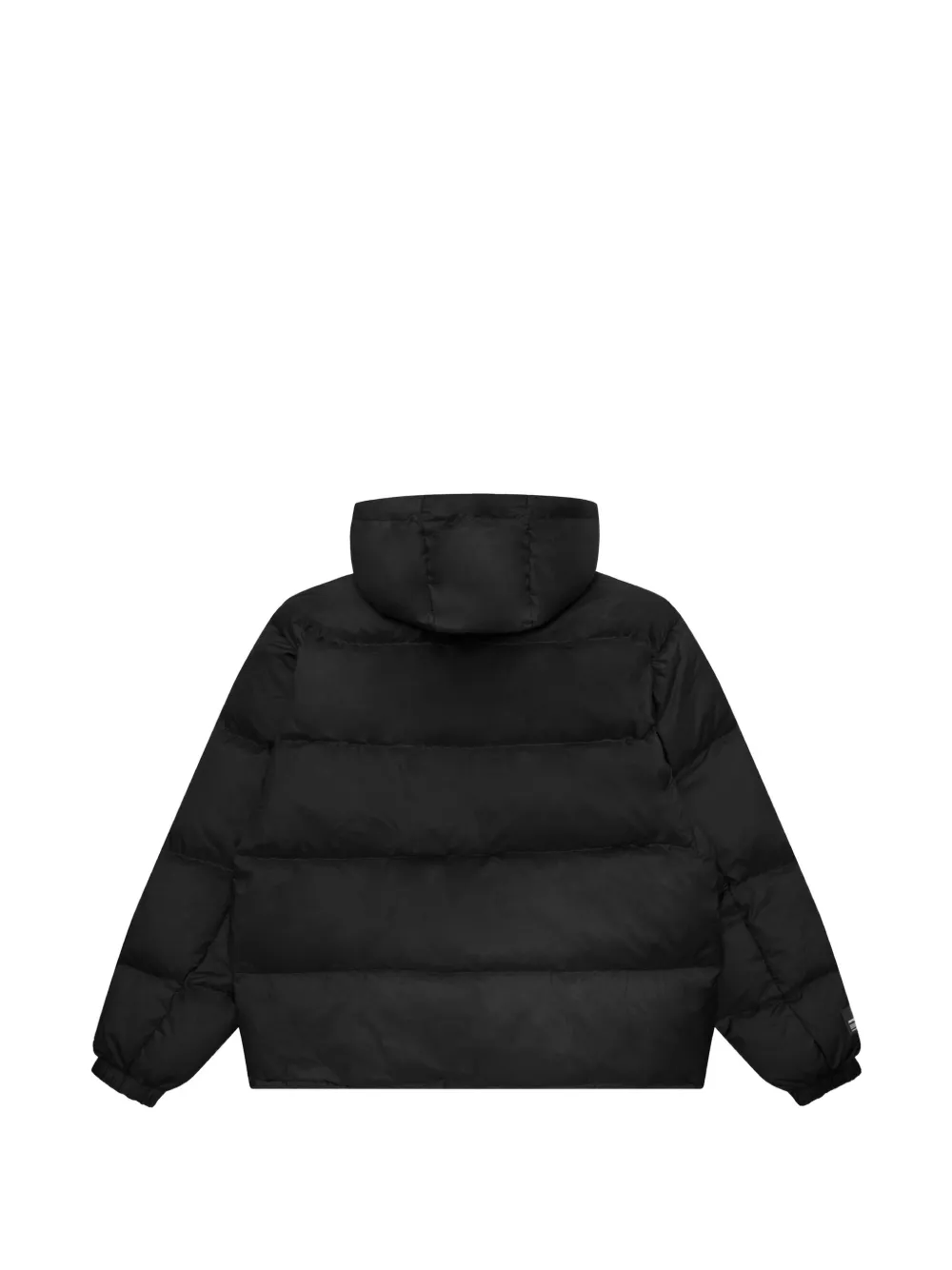 AAPE BY *A BATHING APE Gewatteerd donsjack met capuchon Zwart