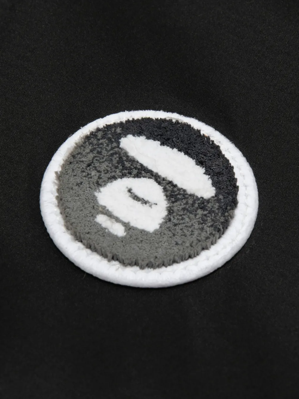 AAPE BY *A BATHING APE Aapenow gewatteerd jack met logo-patch Zwart