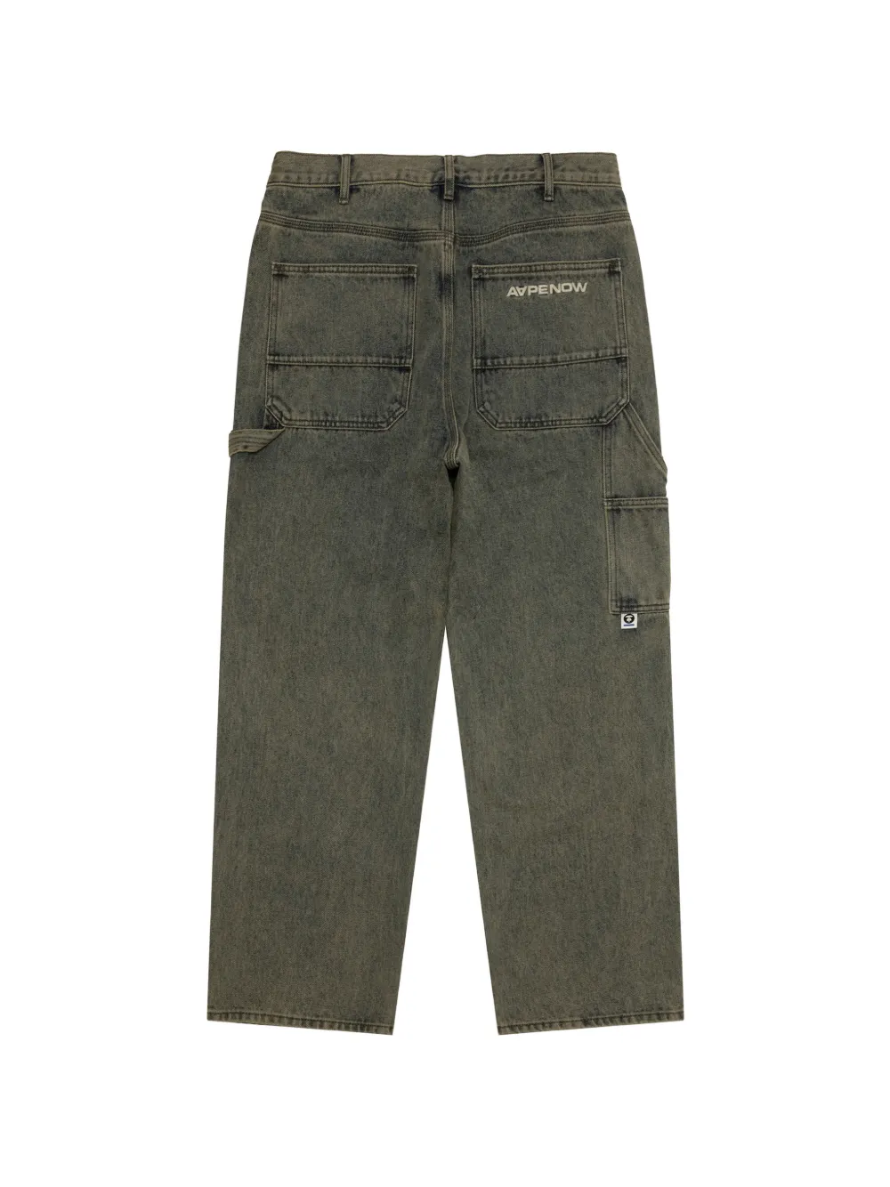 AAPE BY *A BATHING APE Aapenow logo-embroidered cargo pants Grijs