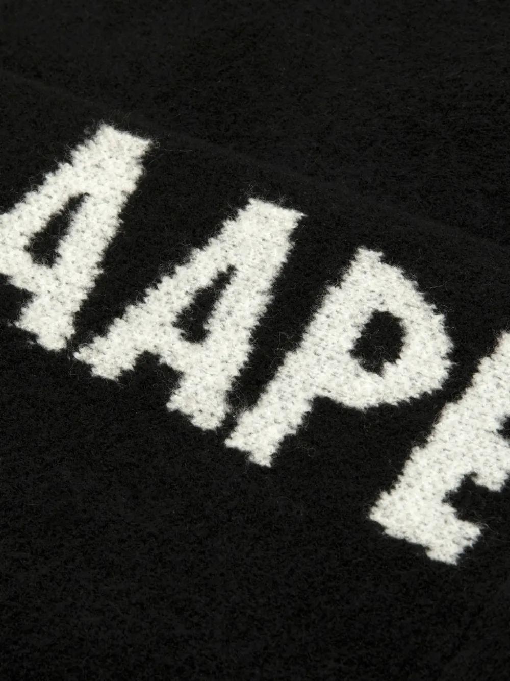 AAPE BY *A BATHING APE Intarsia vest Zwart