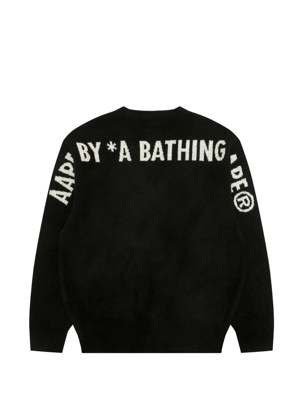 AAPE BY *A BATHING APE Intarsia vest Zwart
