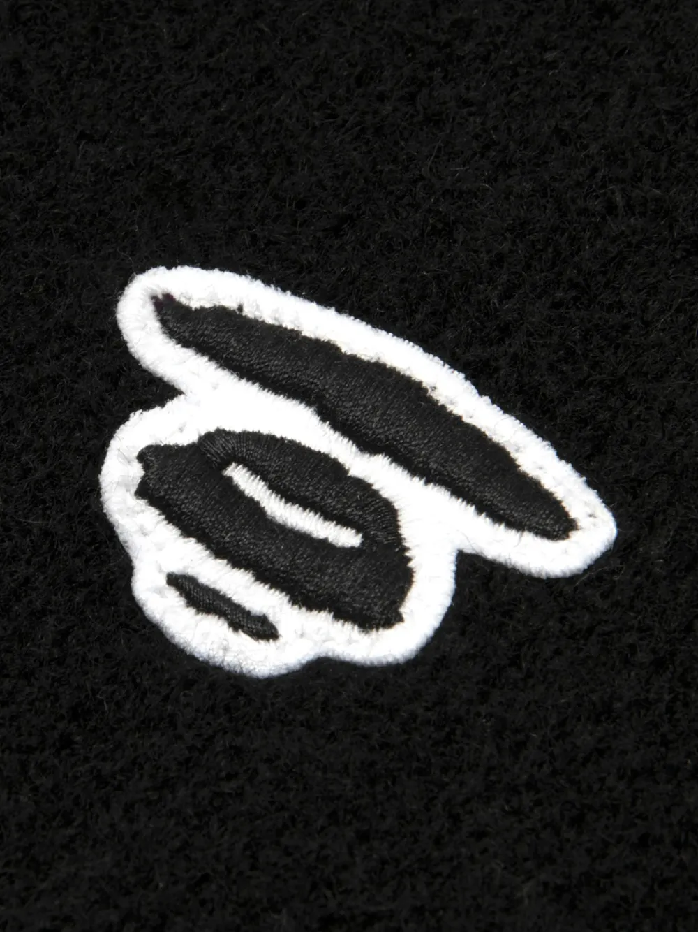 AAPE BY *A BATHING APE Intarsia vest Zwart