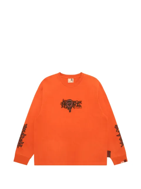 AAPE BY *A BATHING APE® graphic-print long-sleeve T-shirt